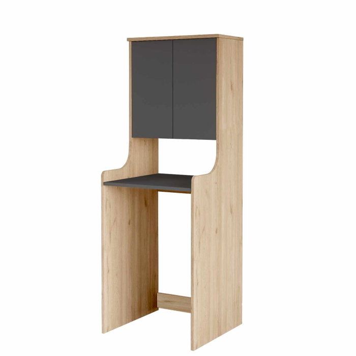 Hanah Home Armario para Lavadora Natural y Antracita Hanah Home Armario para Lavadora Natural y Antracita